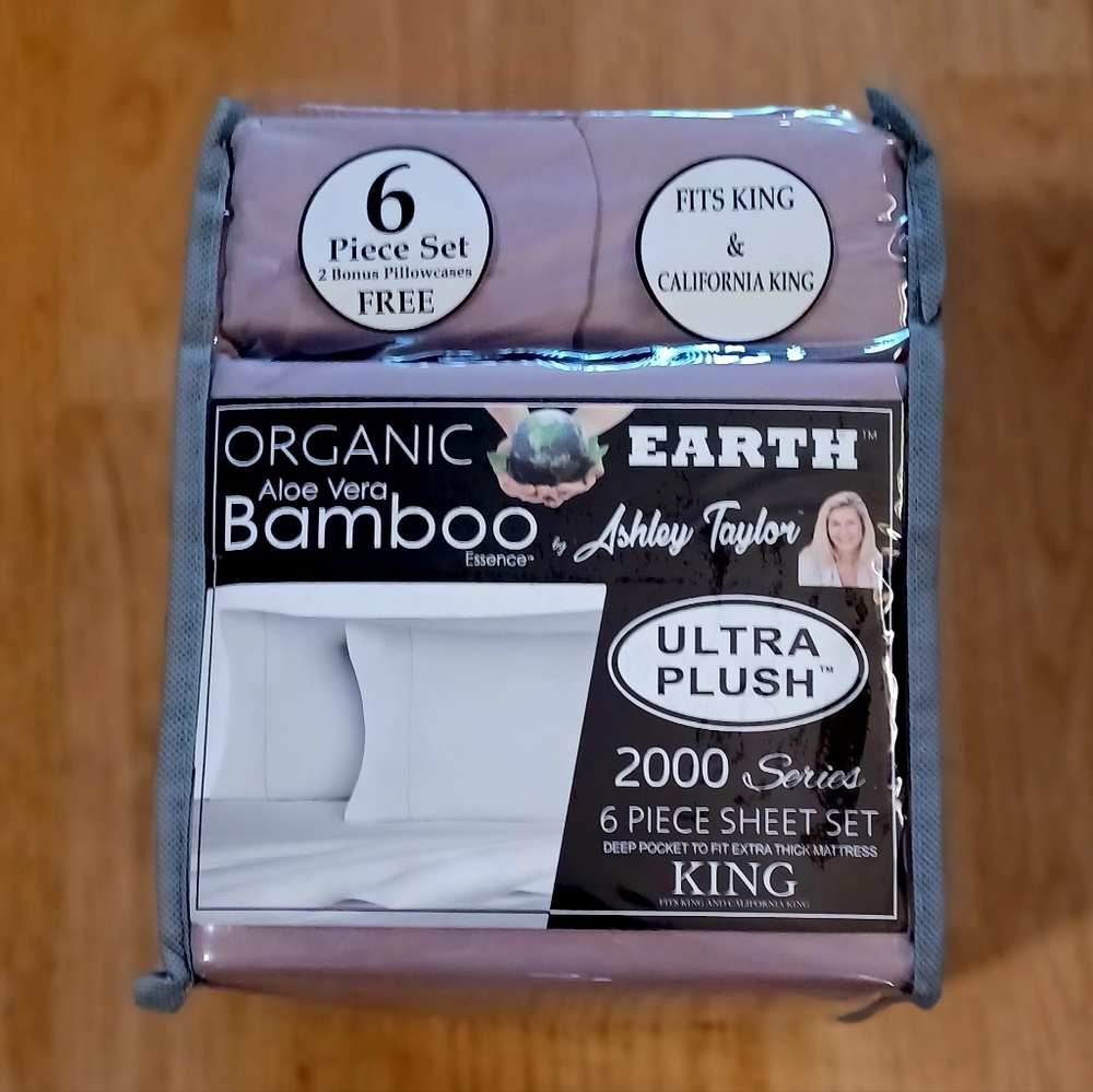 🆕 Ashley Taylor Organic Aloe Vera Bamboo 6